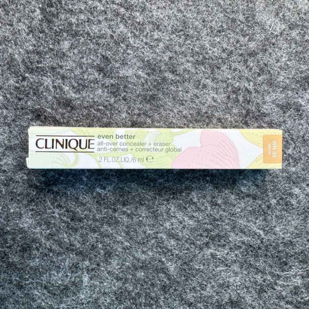 Clinique Even Better All-Over Concealer + Eraser WN 38 Stone Cover Up Makeup